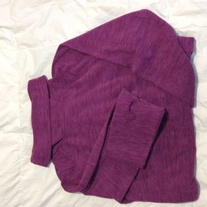 Purple outdoor flannel gear